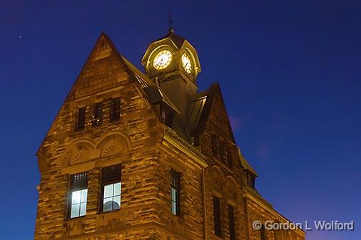 Post Office Clock Tower_33067-9.jpg - Photographed at Almonte, Ontario, Canada.